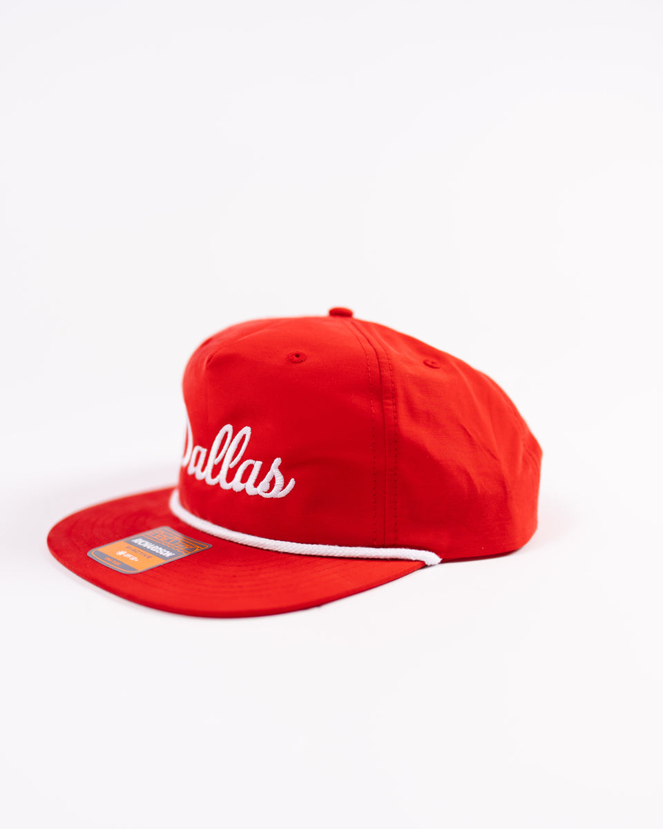 red dallas cowboys fitted hat