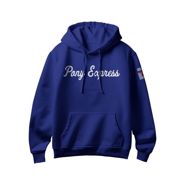 Men's 'Pony Express' Hoodie - Royal